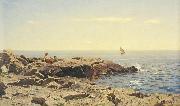 Eugen Ducker On the Seashore oil painting reproduction